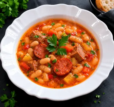 Balkan Bohnensuppe Balkan Bohnensuppe