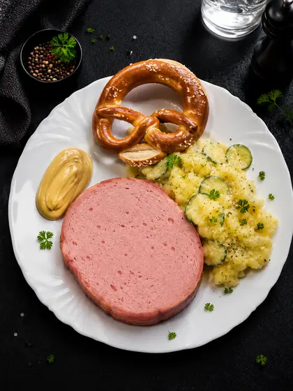 Ofenfrischer Leberkäse