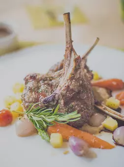 Frischer Lammbraten
